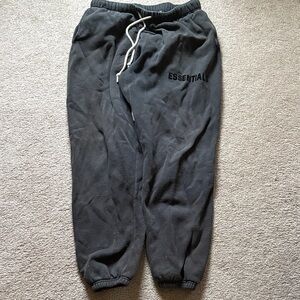 Fear of God Essentials Black Sweatpants XL